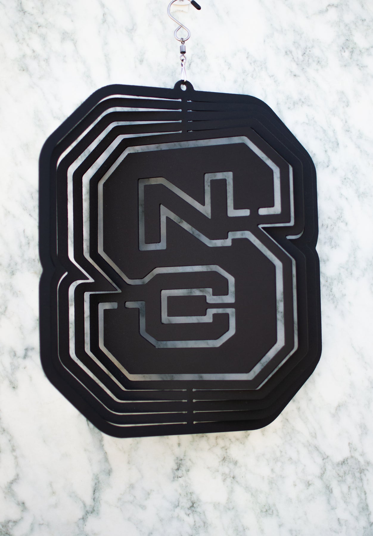 Nc State Block Letters NC State Block S Wind Spinner – WillowRoots
